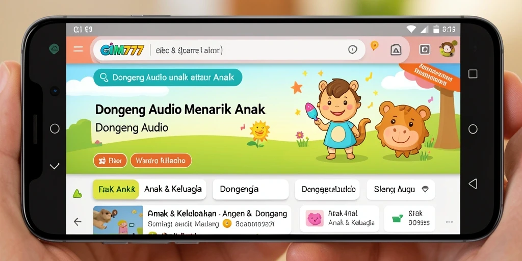 Tampilan antarmuka GIM777 yang ceria dan interaktif.